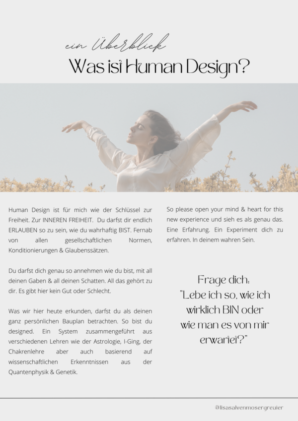Human Design Reading Basic